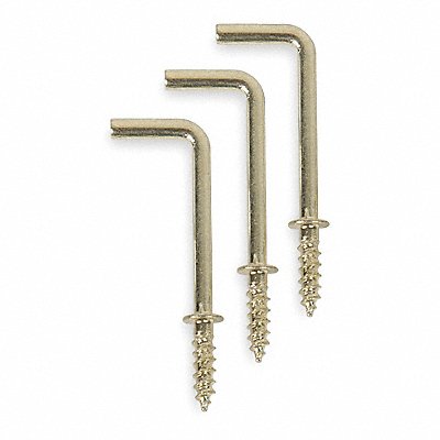 GRAINGER 1WBK9 Single Point Hook Length 1 1/2 In PK20