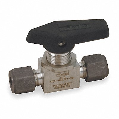 PARKER 4ZMB4LPFASSP Manual 2-Way Ball Valve Comp 316 SS