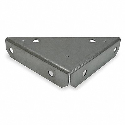 GRAINGER 1WDD3 Heavy Duty Corner Brace 4 Wx4 In L