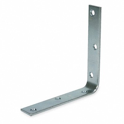 GRAINGER 1WDD7 Corner Brace Steel 1-3/32 W x6 In L