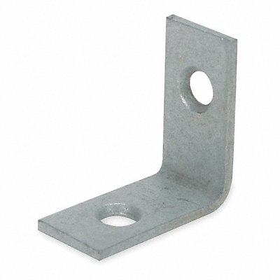 GRAINGER 1WDD9 Corner Brace Steel 1/2 W x 1 In L PK2