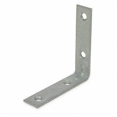 GRAINGER 1WDE1 Corner Brace Steel 1/2 Wx5/8 In L PK2
