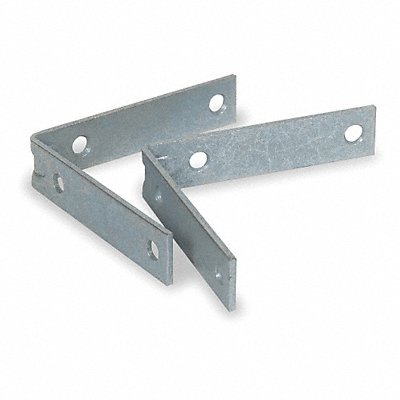 GRAINGER 1WDE5 Corner Brace Steel 7/8 Wx4 In L PK2