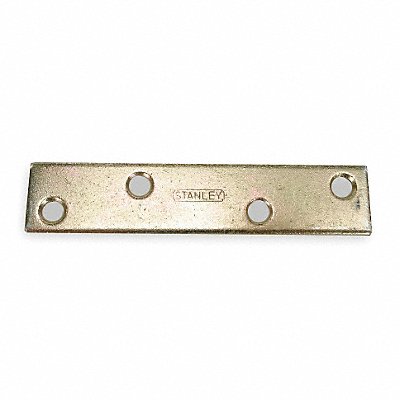 GRAINGER 1WDH9 Mending Plate Steel 27/32 Wx4 In L PK4