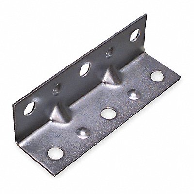 GRAINGER 1WDJ6 Corner Brace Steel 3/4 Wx3 1/2 In L PK4