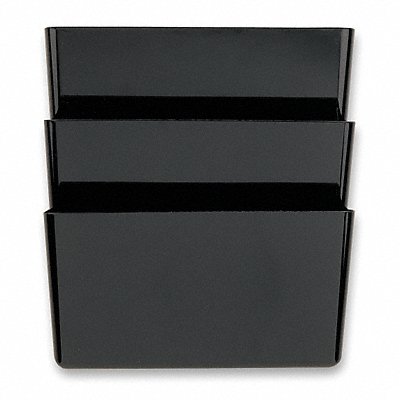 OFFICEMATE 21422 Wall Pocket Letter Black 7 In H EA1