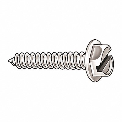 GRAINGER U516510210100 Screw Size #12 18-8SS 1 L PK100