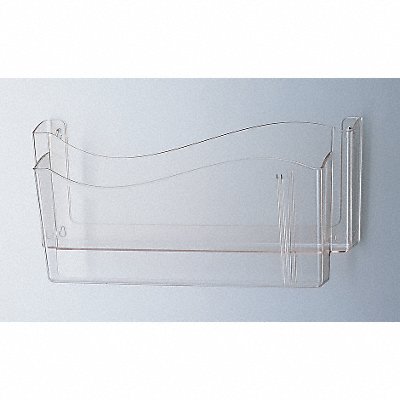 OFFICEMATE 21664 Unbreakable Wall Pocket Legal/Ltr Clear