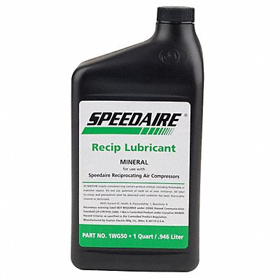 SPEEDAIRE 1WG50 Compressor Oil 1 qt Bottle