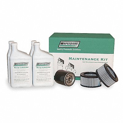 SPEEDAIRE 1WG56 Air Compressor Maintenance Kit 9 pieces