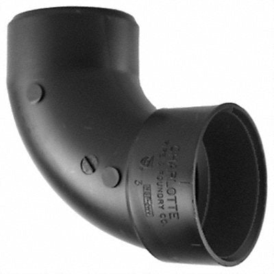 GRAINGER 1WHZ9 90 Street Elbow 4 x 4 in Schedule 40