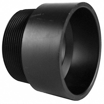 GRAINGER 1WJD3 Male Adaptor 2 in Schedule 40 Black