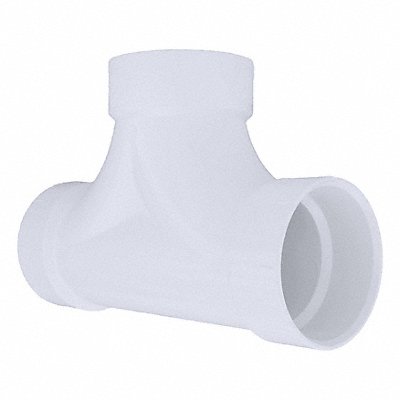 GRAINGER 1WJN8 Two-Way Cleanout Tee Schedule 40 4 in