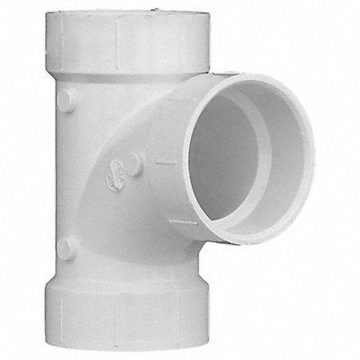 GRAINGER 1WJP4 Sanitary Tee Schedule 40 2 x 2 x 2 in