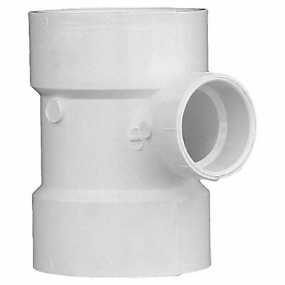 GRAINGER 1WJP9 Sanitary Tee Schedule 40 3 x 3 x 1 1/2