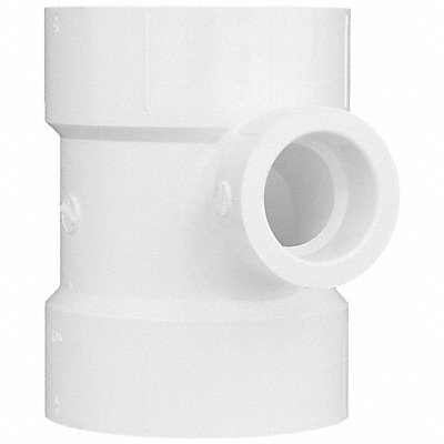 GRAINGER 1WJR3 Sanitary Tee Schedule 40 4 x 4 x 1 1/2