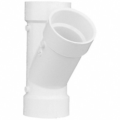 GRAINGER 1WJU3 Wye Schedule 40 3 in Socket White