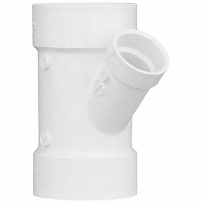 GRAINGER 1WJU9 Reducing Wye 3 x 3 x 1 1/2 in Socket PVC