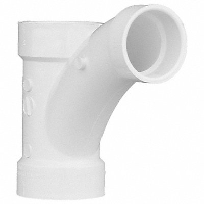 GRAINGER 1WJX9 Combination Wye 45 Reducing Elbow PVC