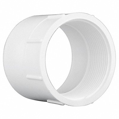 GRAINGER 1WJY6 Female Adaptor Schedule 40 3 in White