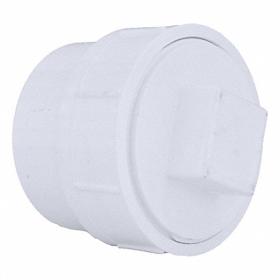 GRAINGER 1WKR9 Cleanout Adaptor with Plug 4 in PVC