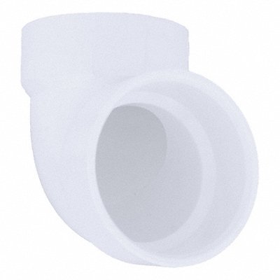 GRAINGER 1WKT5 90 Vent Elbow Schedule 40 2 in White