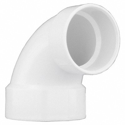 GRAINGER 1WKT9 90 Closet Elbow Schedule 40 4 x 3 in