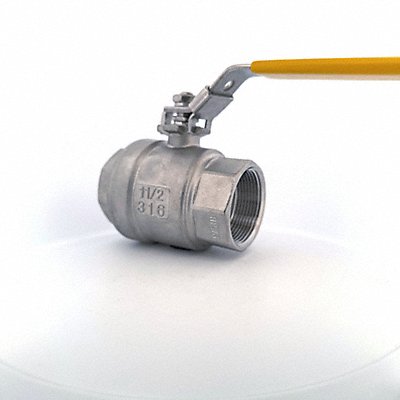 GRAINGER 06Q201N04034 Manual 2-Way Ball Valve NPT 316 SS