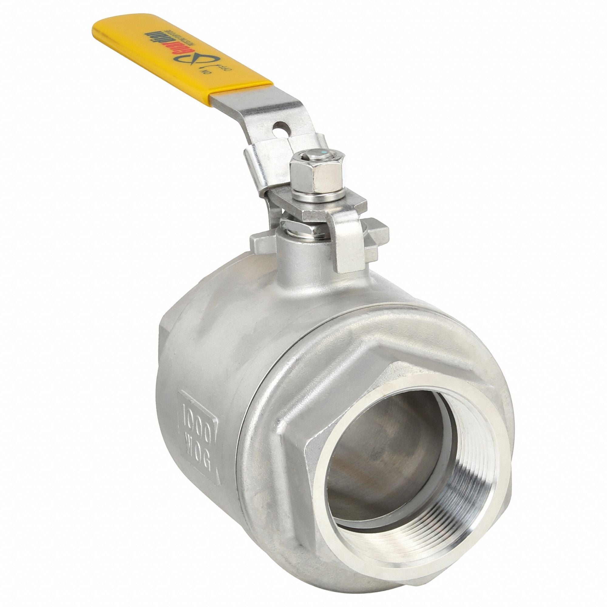 GRAINGER 06Q201N04212 Manual 2-Way Ball Valve NPT 316 SS