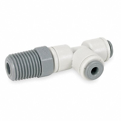 JOHN GUEST PI111223SPK10 Swivel Run Tee 3/8 in Tube OD PK10
