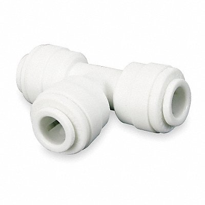 JOHN GUEST CI0208WPK10 Adaptor 1/4 in Tube OD White PK10