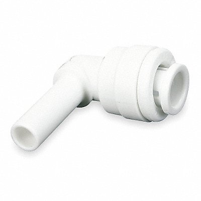 JOHN GUEST CI2220808WPK10 90 Elbow 1/4 in Tube OD Wh PK10
