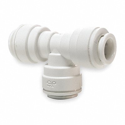 JOHN GUEST PP0208WPK10 Adaptor Tube OD 1/4 In Poly PK10
