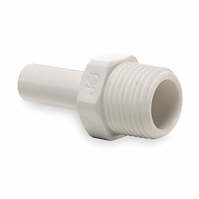 JOHN GUEST PP051223WPK10 Stem Adaptor Pipe 3/8 Tube 3/8 PK10