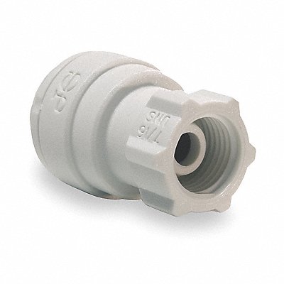 JOHN GUEST PP3212U7WPK10 Adaptor Tube OD 3/8 In PK10
