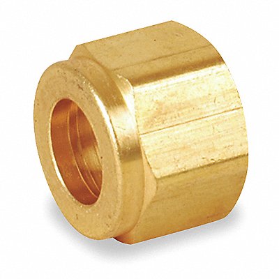 PARKER 6NU6B Double Ferrule Nut Brass A-LOK 3/8In