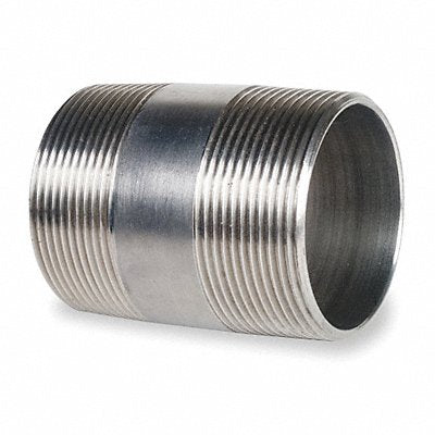 GRAINGER T4BND05 Nipple 1/2 In Thrd at Both Ends 3 In 304