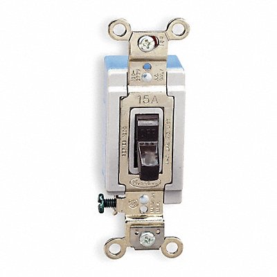 HUBBELL HBL1202 Wall Switch Brown 15A Back Side DblPole