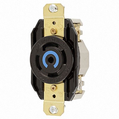 HUBBELL HBL2810 Lck Recept 30 A Black Nylon L21-30R 1Gng