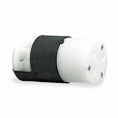 HUBBELL HBL5669C Strt Bld Cnr Blk Wht 2P3W Elastomer 6-15R