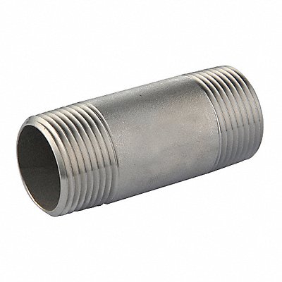 GRAINGER T4BNL16 Pipe 4 In Thrd at Both Ends 36 In 304
