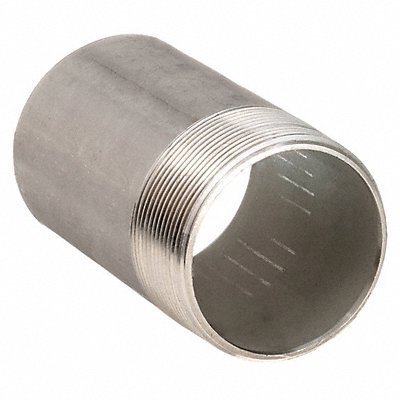 GRAINGER T4WNA5 Nipple 1/8 In Thrd at One End 3 In 304