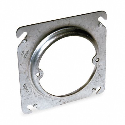 RACO 767 Plaster Ring Silver Flat