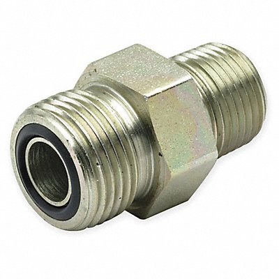 PARKER 812FLOS Connector Zinc Plated Steel MxORFS 1/2In
