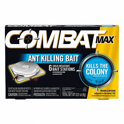 COMBAT 55901 Ant Killer Trap Bait Box PK72