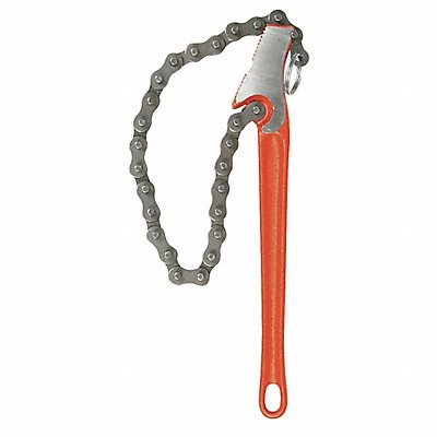 WESTWARD 1XJZ4 Chain Wrench Steel 21/32 Double End