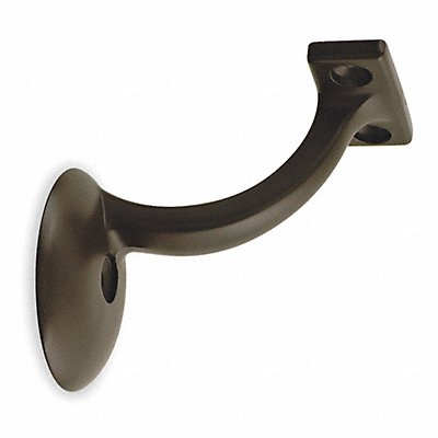 GRAINGER 1XNJ5 Handrail Bracket Bronze Single Screw