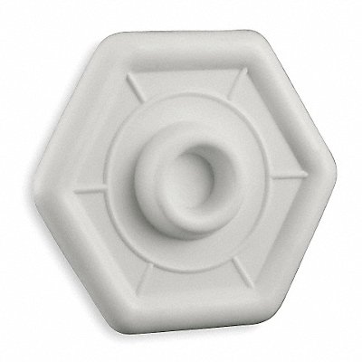 GRAINGER 1XNK3 Protector Plate White Dia 3-4/5 In.