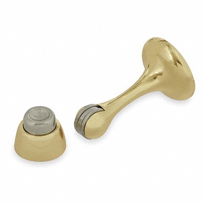 GRAINGER 1XNP8 Magnetic Door Holder Brass Brass Wall
