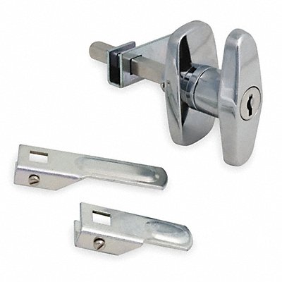 GRAINGER 4RRE5 Cam Latch Keyed Bright Chrome